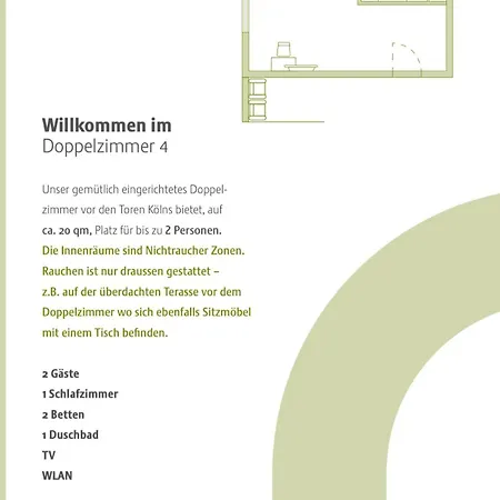 Doppelzimmer Mira 4 Pulheim Exterior photo